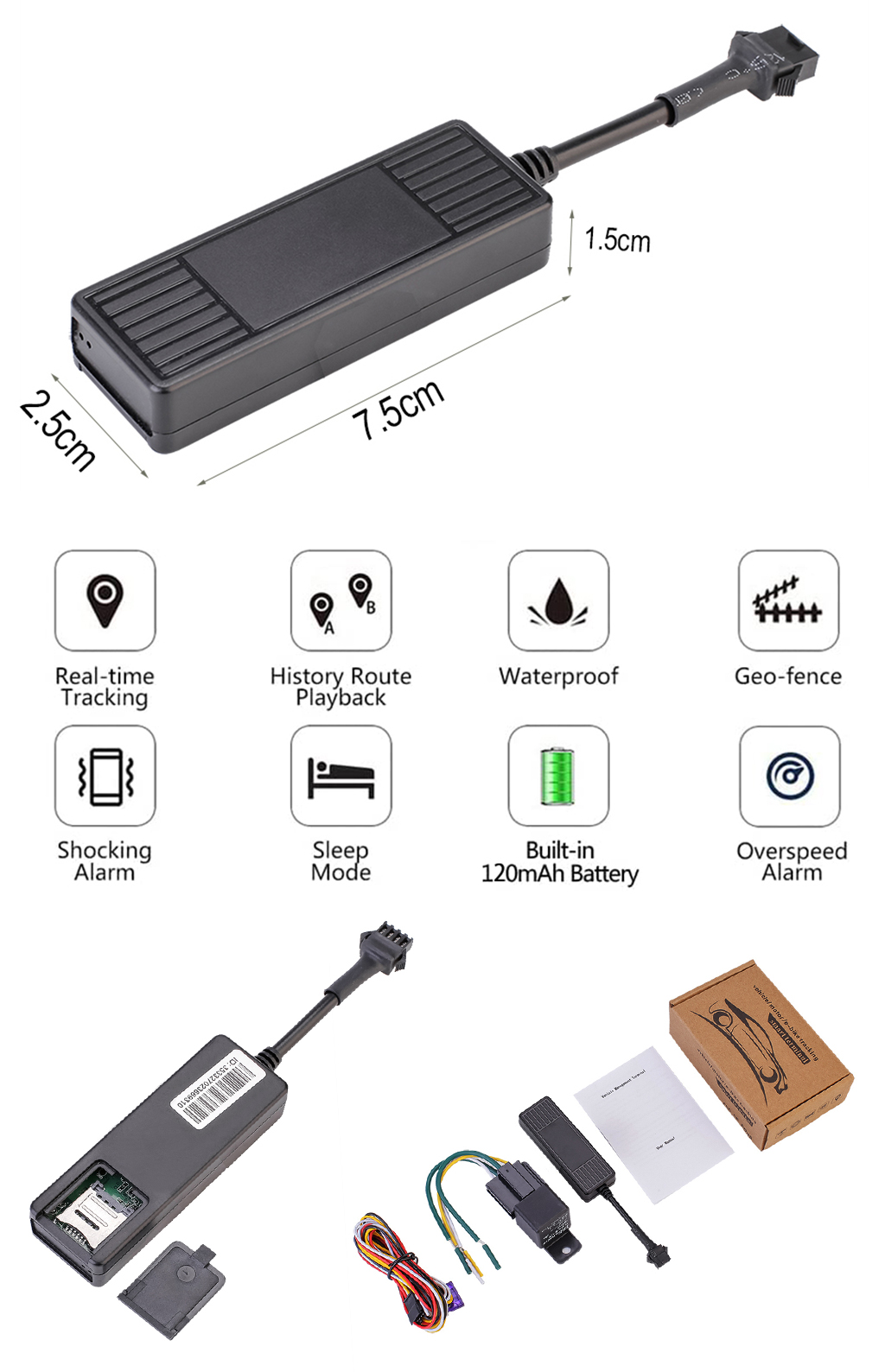 Joswell JW-V2 GPS tracker tracking device