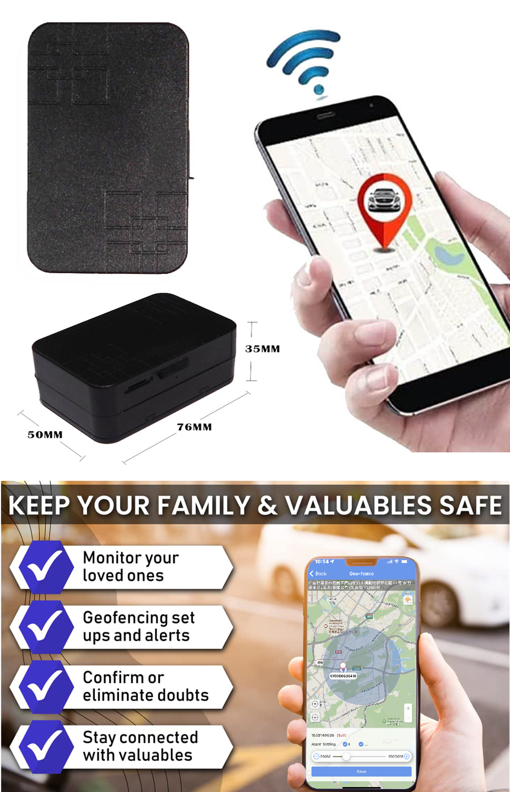 Joswell GPS Location Vehicle Geo Navigation Coordinate Position Waypoint tracker tracking Positioning device Unit Map Real-Time Locator